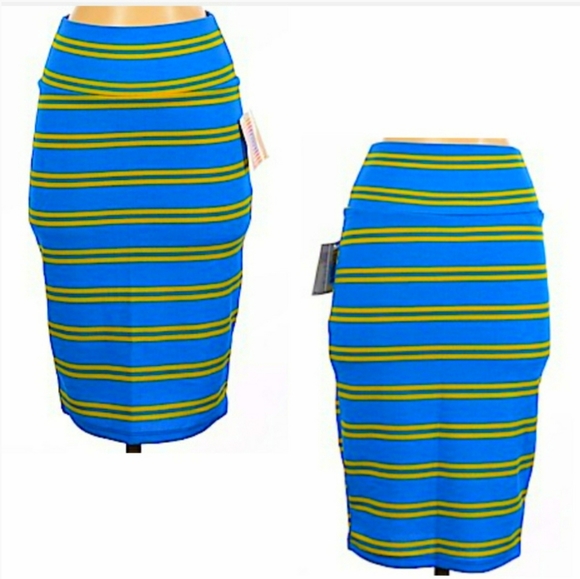 Lularoe Skirt Size L Cassie Midi Stretch NWOT - Picture 3 of 10